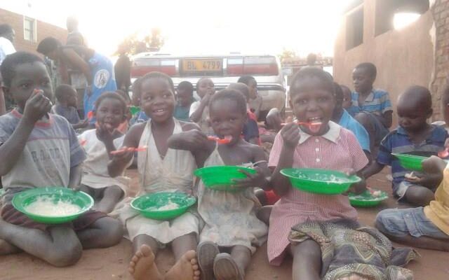 First feeding programme starts