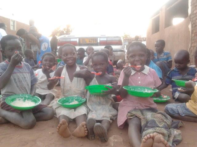 First feeding programme starts First feeding programme starts