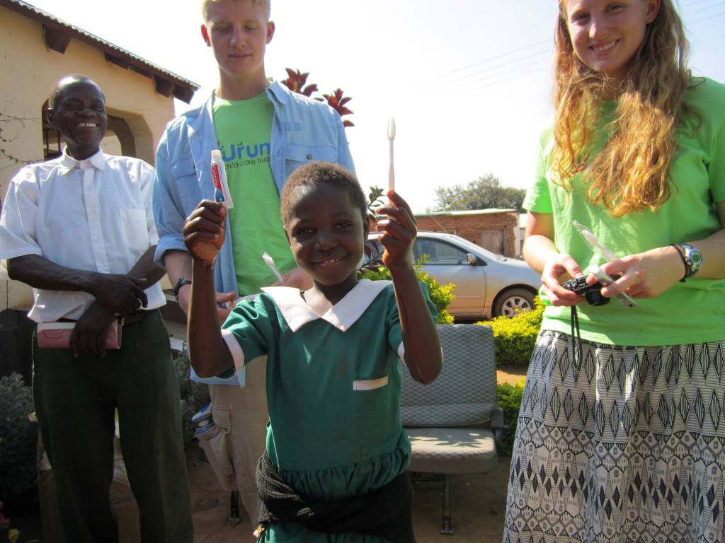 Volunteers in action